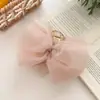 Novo prendedor de cabelo tipo presilha de tubarão com laço grande de rede estilo coreano, versátil para aumentar o volume do cabelo, acessório de grampo de cabelo para a parte de trás da cabeça