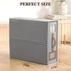 Caja de Almacenamiento de Sábanas de Gran Capacidad de Amazon Plegable de Tela Almacenamiento de Ropa de Cama Ropa Ropero Manta Edredón Almacenamiento de Funda de Edredón