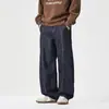 Ropa de Hombre Beijie Verano 2026 Nuevos Jeans Lavados Vintage para Hombre de Moda Ajuste Holgado Pantalones Curvos Casuales Pantalones Largos
