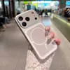 Adecuado para iPhone 17 Pro Max, funda magnética para teléfono con sensación de piel que se transforma instantáneamente en una cubierta protectora con ventana de visualización grande de color contrastante para iPhone 17 y iPhone 16