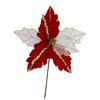 Decoración Artificial de Hoja de Arce Individual Transfronteriza para Montaje de Escena, Accesorio de Fotografía, Decoración de Hoja de Arce Roja, Lazo Navideño