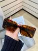 Gafas de Sol Cuadradas Retro de Moda Transfronterizas Europeas y Americanas con un Toque de Alta Gama, Iluminan y Adelgazan, Versátiles para un Look Natural