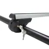 Portaequipajes universal con cerradura portaequipajes de techo para coche barra transversal portaequipajes de viaje para coche SUV portaequipajes de aleación de aluminio 52IN