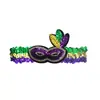 Máscara de Dança Festa de Nova Orleans Transfronteiriça Carnaval Mardi Gras Máscara Colorida com Lantejoulas Adereços para Fantasia