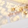 Pendientes de plata de ley 925 con forma de corona y aguja para mujer, nuevo estilo, diseño personalizado, moderno, ligero, de lujo, con temperamento, joyería chapada en oro con microincrustaciones.