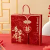Caixa de doces de casamento com borla de veludo estilo chinês, caixa de embalagem de doces portátil, lembrancinha para convidados, caixa de presente para casamento e noivado
