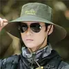 Chapéu de Pescador Feminino Chapéu para Acampamento ao Ar Livre Pesca Chapéu de Proteção Solar Verão Novo Chapéu de Sol Chapéu de Cowboy Chapéu de Caminhada Masculino Atacado
