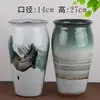 Yixing Maceta Grande de Cerámica Gruesa para Suculentas Tocón Viejo Planta Verde Maestro Tocón de Acantilado Retro Simple Transpirable Maceta de Cerámica