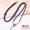 Lanyard de nudo de piña dorada DIY colgante de jade valiente cuerda de collar de oro colgante de jade de alto sentido cuerda para el cuello venta al por mayor