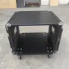Caja de Vuelo Reforzada de 10U16U Cuadrada Profesional Gabinete de Amplificador de 12u Altavoz de 8U KTV Rack para el Hogar