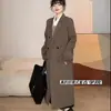 Gabardina blazer casual estilo coreano para mujer, nueva colección otoño 2026, elegante y sofisticado abrigo de traje