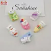 Nueva Serie de Papelería de Oso de Dibujos Animados Materiales Hechos a Mano Pegamento de Crema DIY Accesorios de Resina Accesorios para el Cabello Colgante