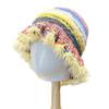 Falda Coreana Sombrero de Lana de Color Contraste para Mujer Otoño e Invierno Cálido Color Rostro Pequeño Sombrero con Protección para las Orejas Sombrero de Punto de Felpa Dopamina