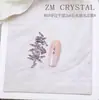 K9 nuevo super flash imitación Huaping fondo 2x 6 largo gota de agua broca de uñas color gota de agua con forma de broca calcomanía para uñas joyería de diamantes