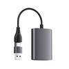 USB tipo-c Cabeça Dupla para HDMI Duplo Multi-Tela Exibição Diferente Mesma Tela Exibição Diferente Transferência HD Estação de Acoplamento Notebook Topo