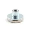 Ponto roscado convexo 31mm ímã revestido luz de teto ventosa magnética forte especial base de ventosa magnética forte especial