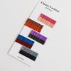 Clip de Palabras de Color Sentido Mate Color Morandi Chica Dulce Corazón de Niña Pasador Flequillo Clip Lateral Tarjeta de Cabello Roja de Internet Coreana