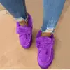 Amazon Wish Zapatos de Algodón de Venta Caliente para Mujer 2023 Otoño e Invierno Nuevos Talla Grande Punta Redonda Suela Gruesa Forro de Felpa Botas Cosidas Botas de Nieve