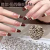 Rhinestones de Circonita Mini Largos de 5A, Estilo Popular en Línea, Base Plana, Biselados, Rhinestones Súper Brillantes para Uñas, Rhinestones para Uñas de Color Blanco y Champagne