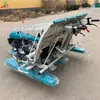 Transplantador de Arroz Manual Passo a Passo Equipamento Agrícola para Transplante de Arroz Máquina Plantadora de Mudas de Grãos de Campo de Arroz