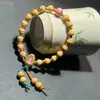 Pulsera de Calabaza Tallada Estilo Étnico con Colgante de Calabaza de Colores y Cuentas de Calabaza al por Mayor