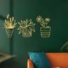 JM1065 Jarrón Hueco 3D Transfronterizo Maceta Adhesivo Acrílico de Espejo Decoración para el Hogar Adhesivo de Pared de Espejo Autoadhesivo