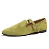 Zapatos planos de gamuza cómodos sin cordones 2026 otoño transfronterizos talla grande punta fina suela blanda casual para mujer en stock