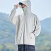 Ropa de Protección Solar con Capucha Transpirable UPF50+ para el Verano 2025, Ropa Elástica para la Piel para Hombres y Mujeres