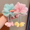 Goma para el Cabello de Flor de Tulipán para Niñas, Chongo Dulce Estilo Scrunchie, Estilo Princesa Nuevo Accesorio para el Cabello 2026