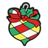 Encantos de Zueco de Dibujos Animados de PVC para Navidad Copo de Nieve Hombre de Jengibre Muñeco de Nieve Hebillas de Zapato de Goma Blanda Accesorios de Decoración de Zapatos DIY Festivos
