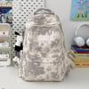 Mochila Escolar Femenina Estilo K Color Puro Pequeña Fresca Estudiante de Secundaria Mochila Estilo Campus Mochila Simple Femenina