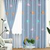 Cortinas Sencillas Listas para Usar con Envío Gratis para Ventanas Pequeñas, Cortinas Cortas Semi-Opacas Baratas para Apartamentos de Alquiler y Dormitorios, Tela para Cortinas