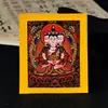 Thangka Pintado a Mano Tíbet Nepal Zodiaco Ocho Guardianes 3.5*4.5 Thangka Rojo Núcleo del Libro