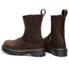 Cremallera Lateral 2976 Botines Chelsea para Mujer Botas de Motocicleta de Suela Gruesa para Mujer Piel Genuina de Primera Capa Crazy Horse Suela de Plataforma Banda Elástica