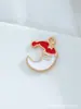 Aleación de Navidad Accesorios de Goteo de Aceite Colgante DIY Colgante Hecho a Mano Árbol de Navidad Dibujos Animados Papá Noel Reno