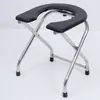 Silla de inodoro de acero inoxidable para mujeres embarazadas para discapacitados cubo de inodoro para agacharse inodoro taburete de inodoro suministro directo de fabricantes