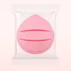 Esponja Macaron Marshmallow Puff, se expande al mojarse, forma de gota de agua, doble uso para aplicación seca y húmeda, esponja para base de maquillaje, no absorbe el maquillaje