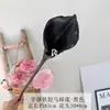 Flores artificiales, tacto suave, lirios de cala de plástico, arreglos florales decorativos para salas de estar, accesorios para fotografía de bodas y ramos de novia