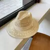 Chapéu de Palha Vazado Estilo Old Money Francês para Mulheres Chapéu de Sol de Verão para Viagem Praia Chapéu de Proteção Solar Chapéu de Sol de Topo Plano