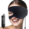 Mascarilla para Ojos Eléctrica USB Transfronteriza con Calefacción, Ajuste de Temperatura de Tres Niveles, Mascarilla de Calefacción para un Ojo, Mascarilla para Ojos con Compresa Caliente de Vapor, Desmontable
