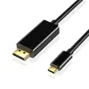 Cable Adaptador Tipo-C a HDMI Transfronterizo 4K Alta Definición 30Hz Cable de Duplicación de Pantalla para Teléfono Móvil y Computadora Cable de Conversión para Monitor
