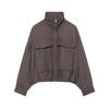 Otoño e Invierno 2025 Nuevo Chaqueta Bomber Acolchada de Espiga Transfronteriza Europea y Americana para Mujer W085 385191