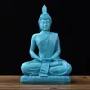 Explosiones Transfronterizas Resina Fondo Zen Buda Decoraciones para el Hogar Adornos Artesanías de Arenisca Decoraciones Estilo Chino