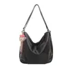 Bolsa Tote de Couro Macio Estilo Coreano 2026 para Mulheres, Bolsa Transversal de Ombro Único de Alto Valor Casual, Bolsa Casual para o Dia a Dia