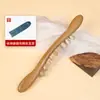 Palo de Masaje en Forma de Cuerno de Sándalo Verde al por Mayor para Músculos y Huesos, Palo de Masaje de Madera Maciza para Uso en Todo el Cuerpo, Palo de Masaje Meridianos para Amasar y Golpear Abdominal