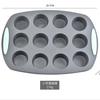 Forma de Bolo Spot Molde de Silicone para Assar Forma de Assar Resistente a Altas Temperaturas Molde para Mousse Ferramenta de Assar Donut