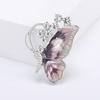 Broche popular europeu e americano de esmalte com gota de óleo de borboleta, acessório de moda de alta qualidade para roupas, broche anti-exposição para cardigã