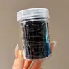 Nova Elástico de Borracha Básico de Alta Elasticidade, Versátil para o Deslocamento Diário, Prendedor de Cabelo Durável e Não Prejudicial, Corda de Cabelo
