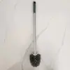 Cepillo para Inodoro Hogareño Esquina de Baño Sin Residuos Tipo Colgante Sin Taladro Cepillo de Limpieza para Inodoro Mango Largo Cepillo para Inodoro