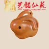 Acessório de Coelho Fofo Esculpido em Sândalo Verde, Yiming Xianyuan Criativo DIY Sândalo Roxo Madeira Arco-Íris Coelho do Zodíaco Cartoon